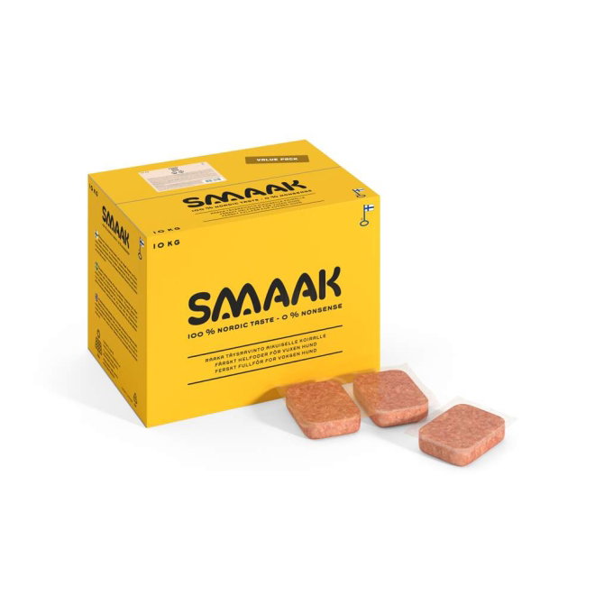 SMAAK raaka t&auml;ysravinto Herkk&auml; sika (10 kg)