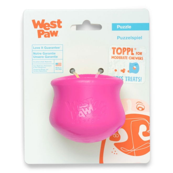 West Paw Toppl Limited Edition aktivointilelu pinkki (8 cm)