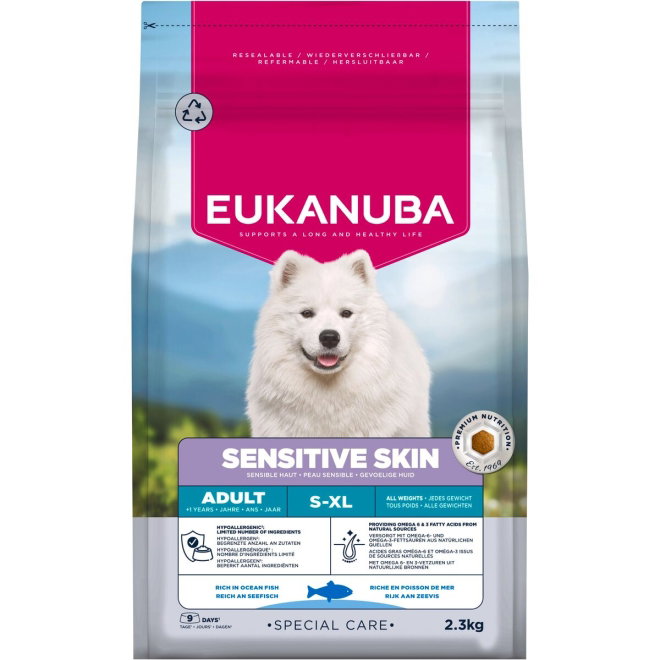 Eukanuba Daily Care Sensitive Skin All Breeds (2,3 kg)