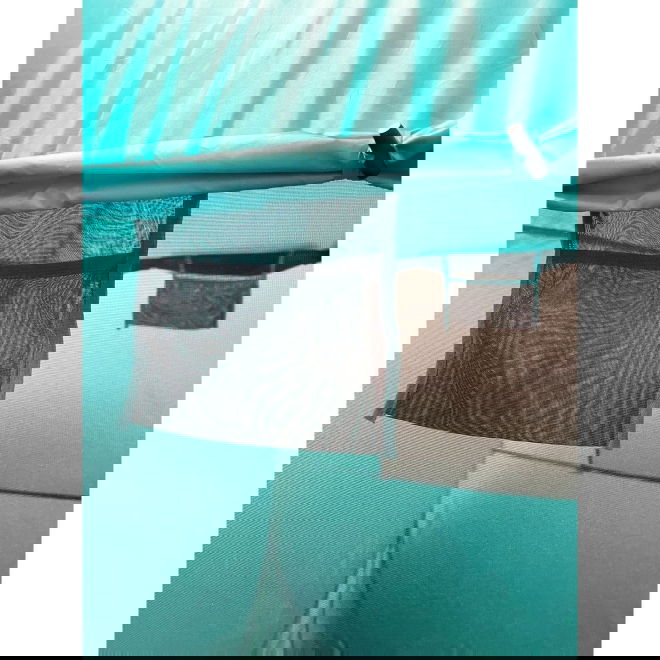 Pop-up näyttelyteltta Peteasy, turkoosi