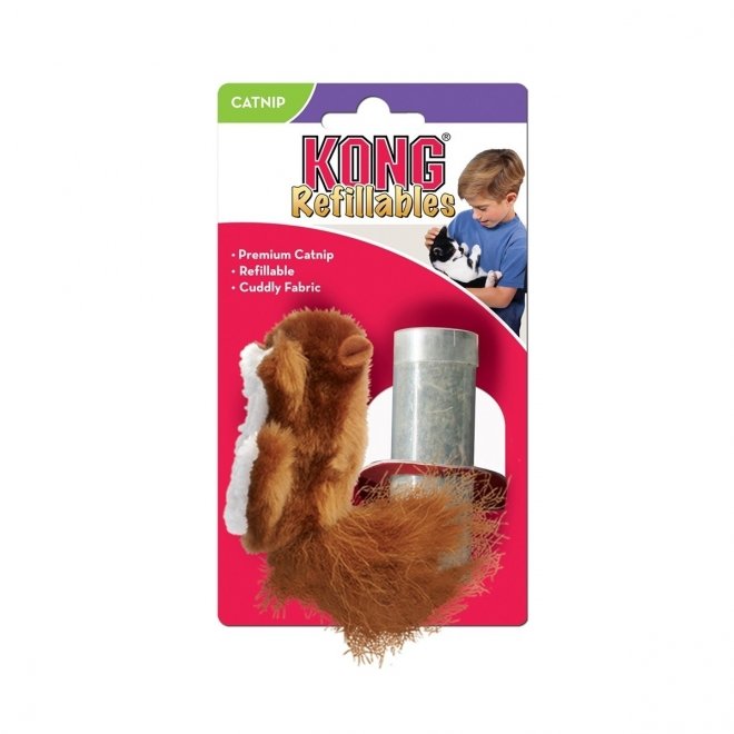 Kong Cat Refillable Squirrel