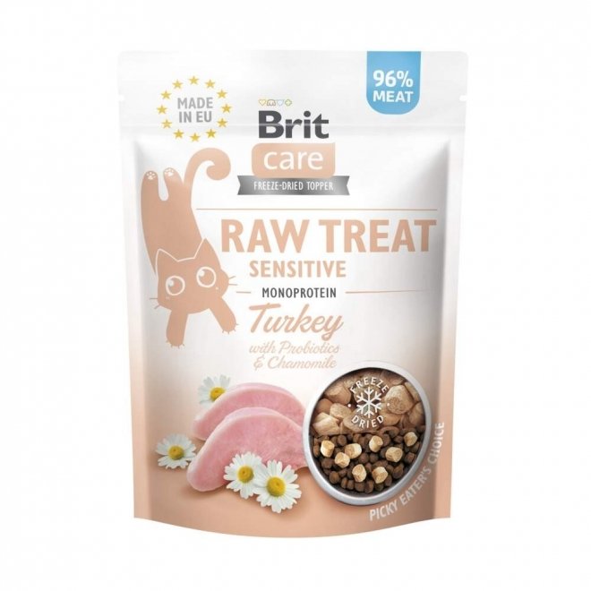 Brit Care RAW Sensitive kalkkuna herkku kissalle 40g