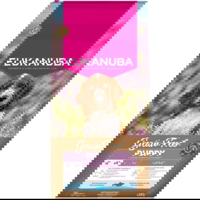 Eukanuba Grain Free Puppy Small & Medium Breed Ocean (12 kg)