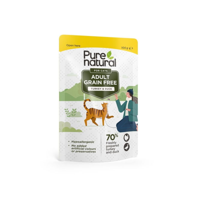 Purenatural Cat Adult Turkey & Duck 100 g