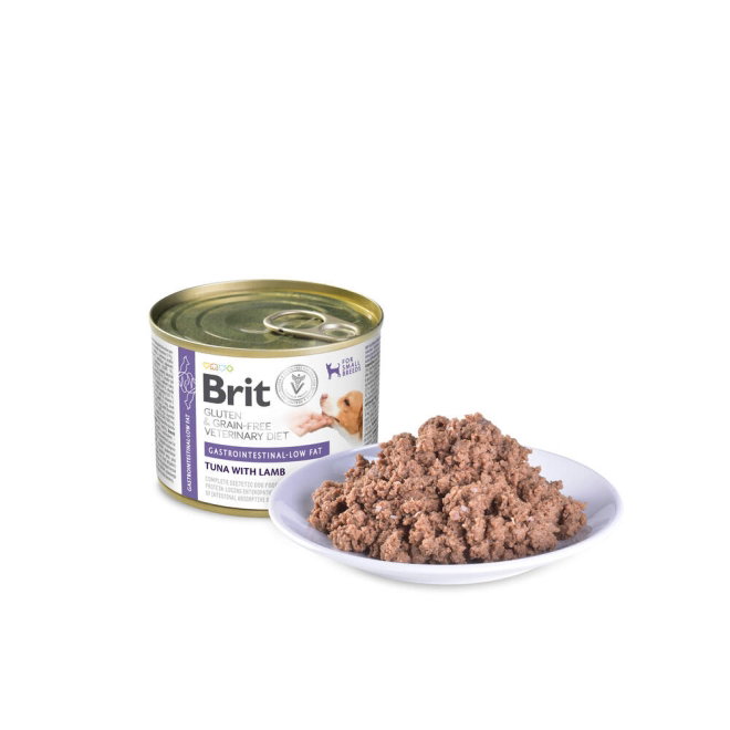 Brit Veterinary Diets Dog Gluten&Grain free Gastrointestinal-low fat (200 g)
