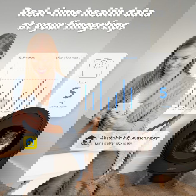 PetSafe SmartSpin -automaattinen kissanvessa, musta