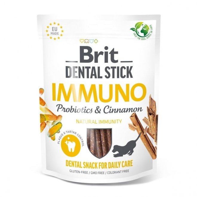 Brit Care Dental Stick Immuno Probiootit & Kaneli 7 kpl