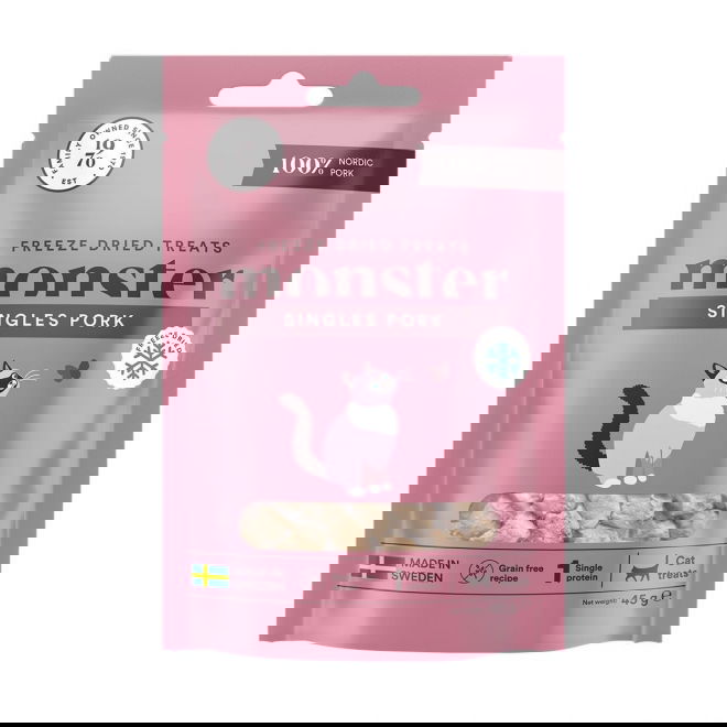 Monster Cat Treats Freeze dried, possu