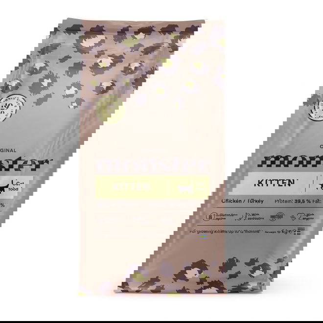 Monster Cat Kitten kana & kalkkuna (6 kg)