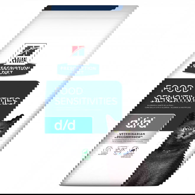 Hill&rsquo;s Prescription Diet Feline d/d Food Sensitivities Duck & Green Peas