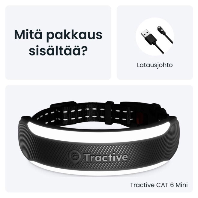 Tractive CAT 6 Mini &ndash; &auml;lyk&auml;s kissa-GPS ja terveysvahti