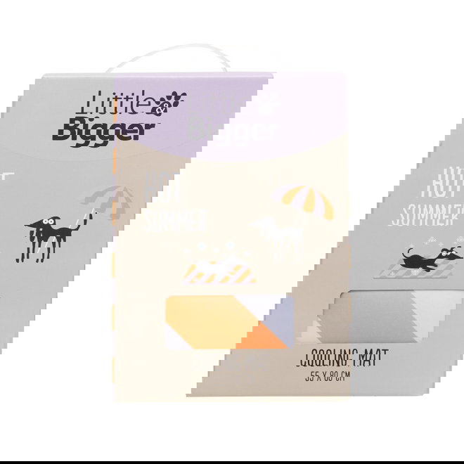 Little&Bigger Hot Summer viilennysmatto juicy lila & oranssi