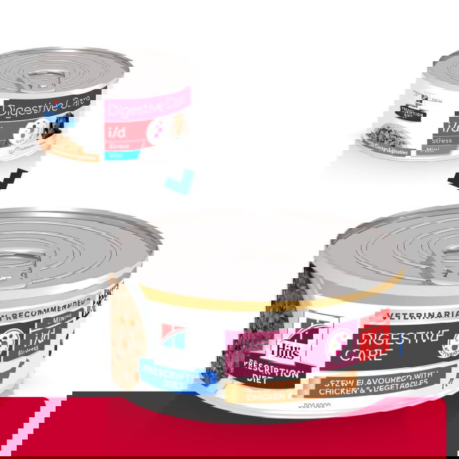 Hills i/d Stress Mini Stew Dog Chicken&Vegetables 156 g