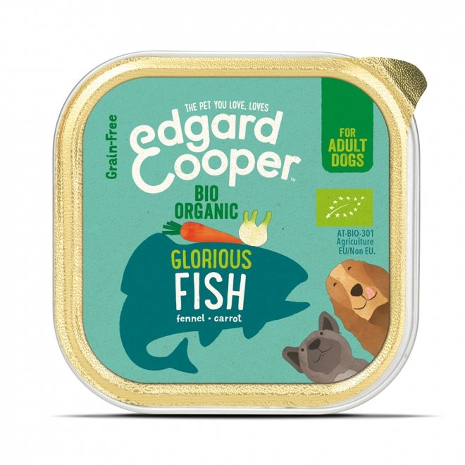 Edgard&Cooper Dog Organic kala 100 g
