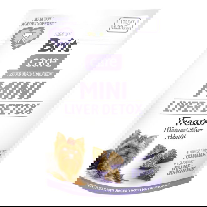 Brit Care Dog Mini treats LIVER DETOX 50 g