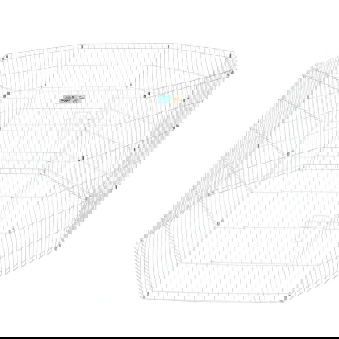 Little&Bigger pentuaitaus valkoinen (8 panels, 61 x 91cm)