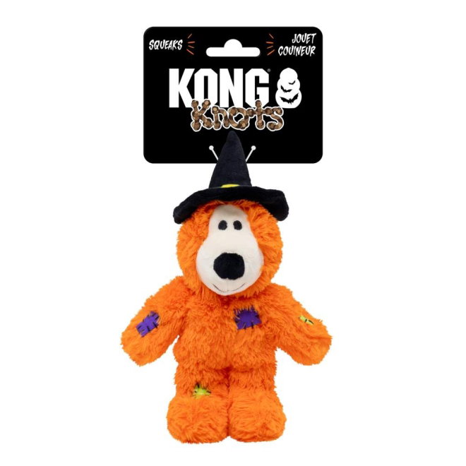KONG Halloween Wild Knots oranssi karhu S/M