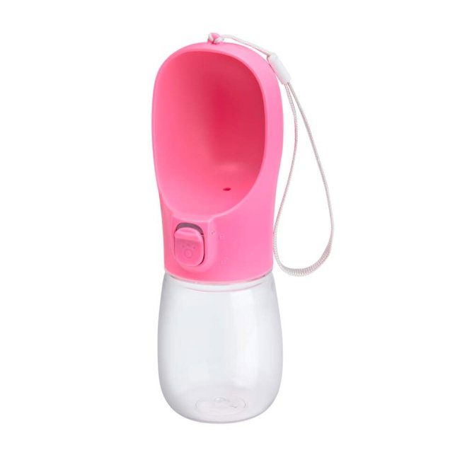 Little&Bigger Voyage vesipullo juomakauhalla vadelmanpinkki 300 ml