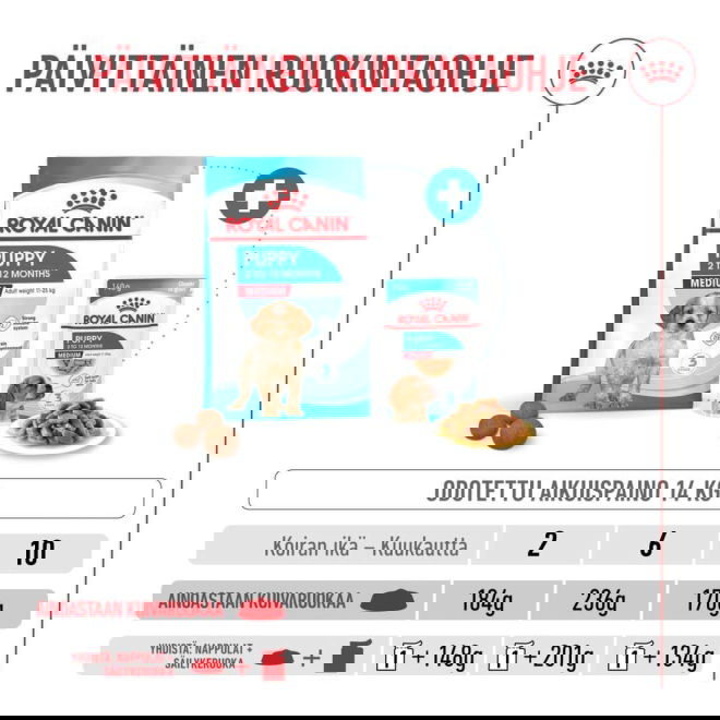 Royal Canin Medium Puppy koiranpennun kuivaruoka