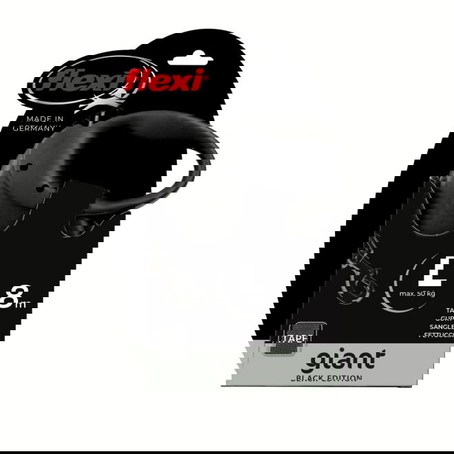 Flexi Giant L Black Edition 8m