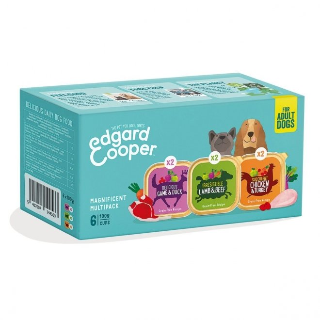 Edgard & Cooper Dog Multipack 6x100g