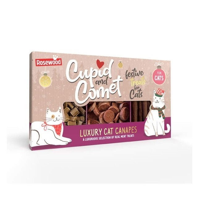 Rosewood Xmas Canape Treats for cats 120g