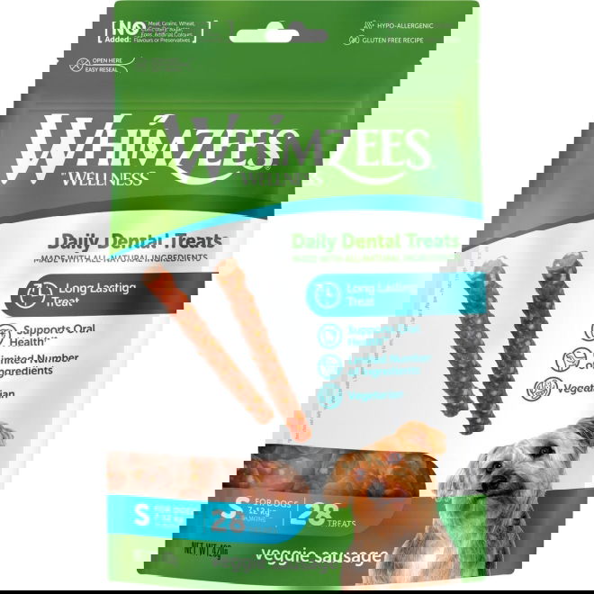 Whimzees Veggie Sausage Small 28-pack (Small)