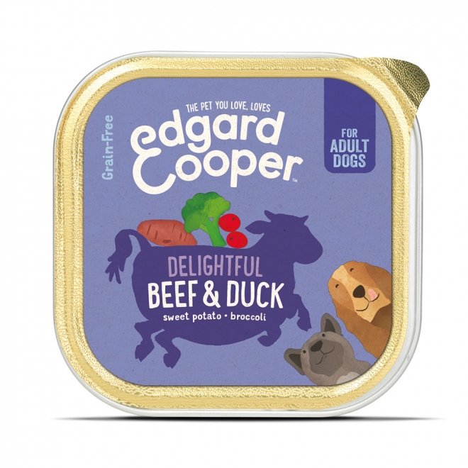 Edgard & Cooper Dog nauta & ankka 150 g