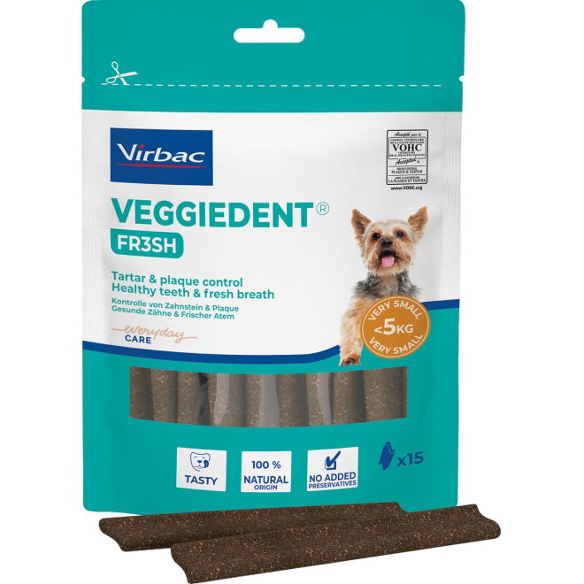 Virbac VeggieDent Fr3sh XS, 15 pcs