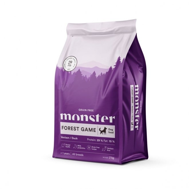 Monster Grain Free Forest Game Riista&Ankka (2 kg)