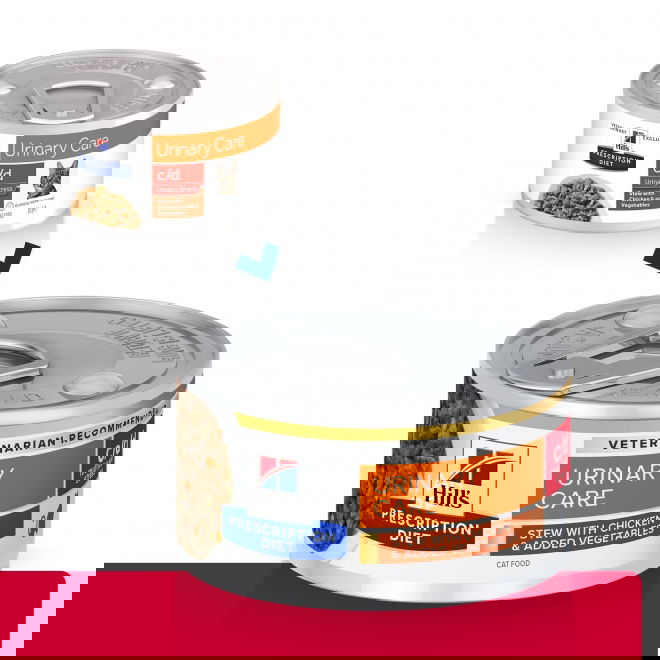 Hill&rsquo;s Prescription Diet Feline c/d Multicare Stress Urinary Care Stew Chicken & Vegetables 82 g