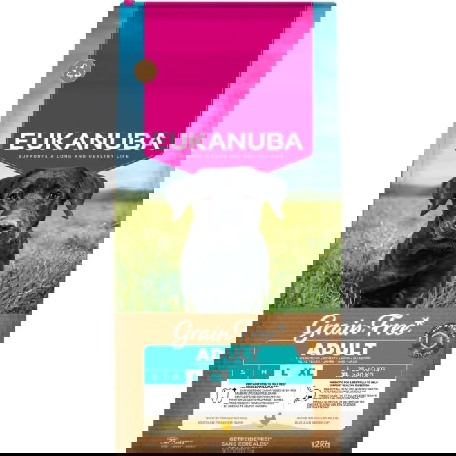 Eukanuba Dog Adult Grain Free Large & Giant Chicken (12 kg)