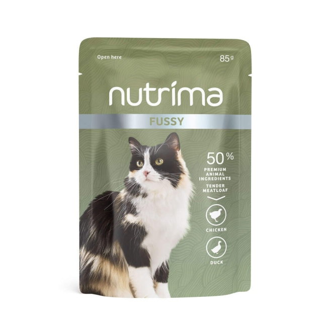 Nutrima Vital Fussy kana & ankka 85 g