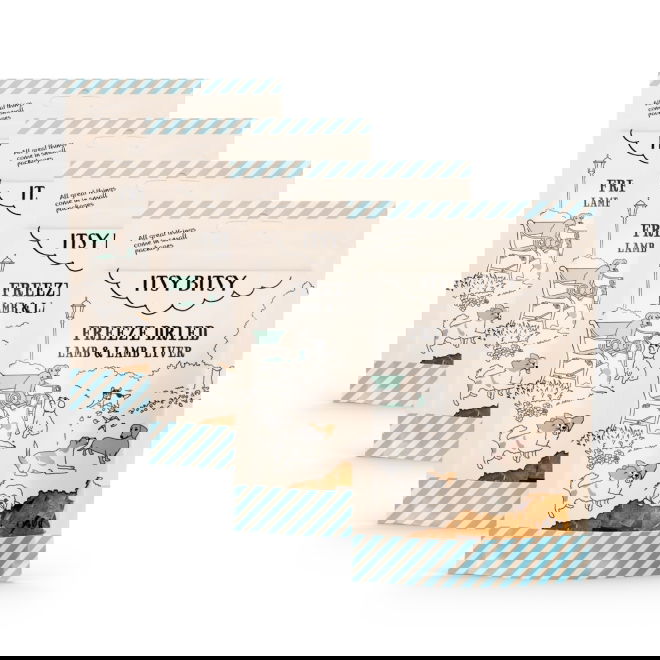 ItsyBitsy pakastekuivattu lammas ja maksa säästöpakkaus 4x40g