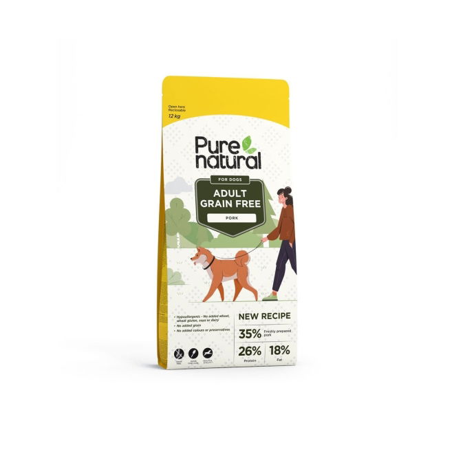 Purenatural Dog Adult Grain Free Pork (12 kg)
