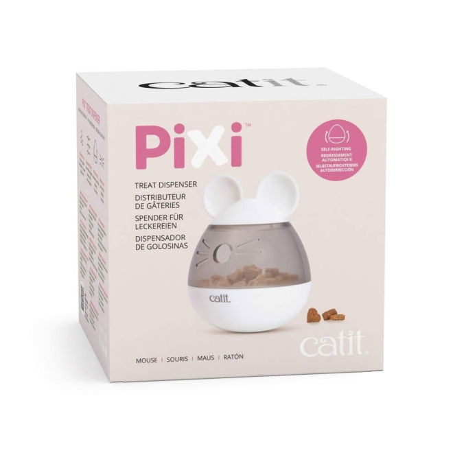 Catit Pixi Treat dispenser hiiri valkoinen