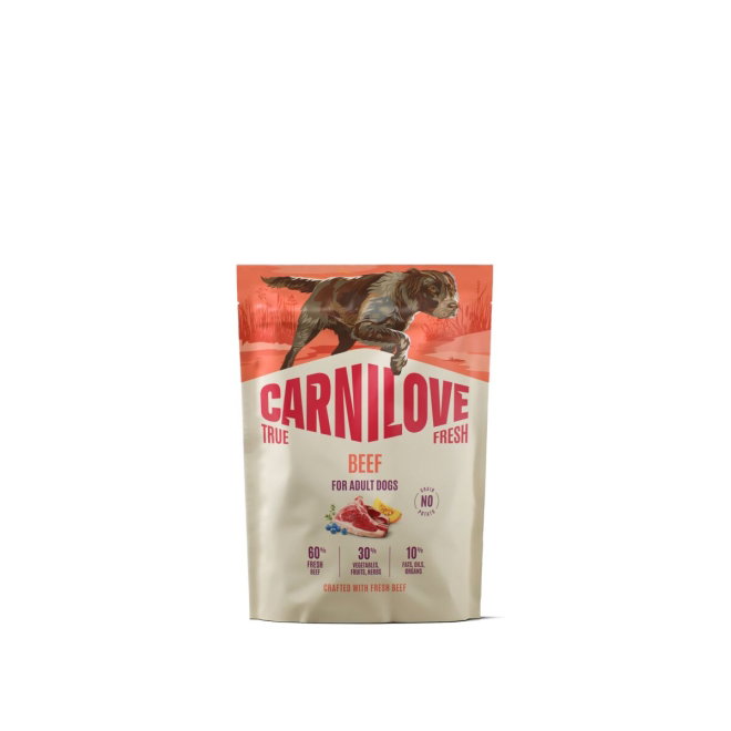 CARNILOVE TRUE FRESH dog dry beef for adult all breeds (1,5 kg)