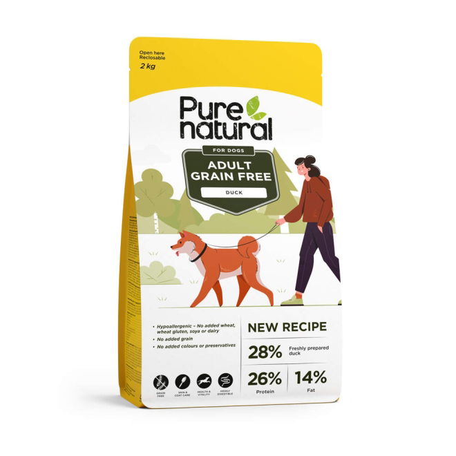 Purenatural Dog Adult Grain Free Duck