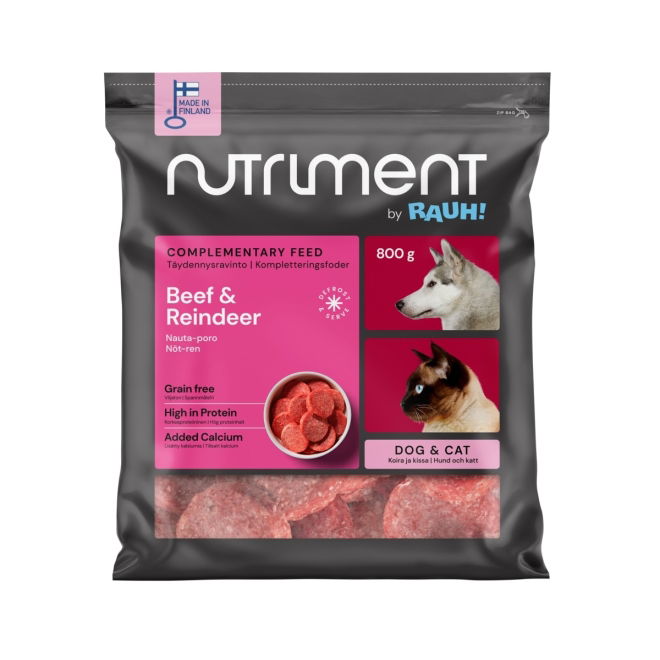 Nutriment by Rauh! Nauta-Poro-medaljonki 800 g