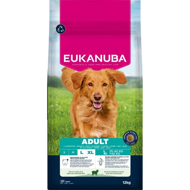 Eukanuba Adult Large Breed Lamb & Rice (12 kg)