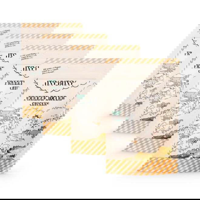 ItsyBitsy pakastekuivattu kana koiralle säästöpakkaus 4x40g