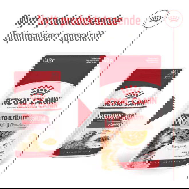 Royal Canin Medium Ageing Gravy koiran m&auml;rk&auml;ruoka 10x140g