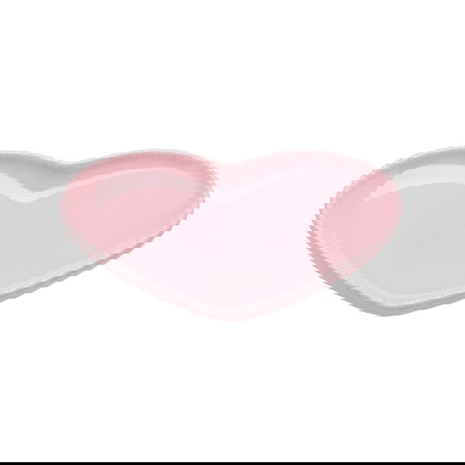 Little&Bigger XOXO keraaminen syd&auml;nlautanen