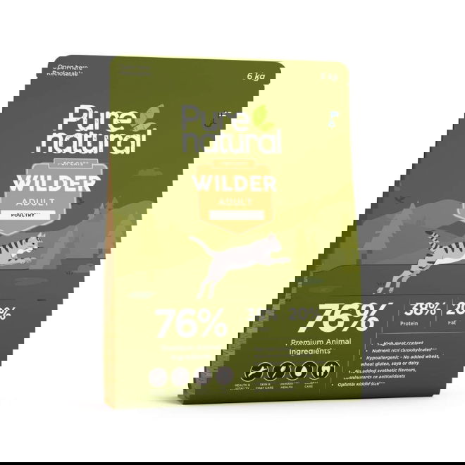 Purenatural Wilder Cat Adult Poultry (6 kg)
