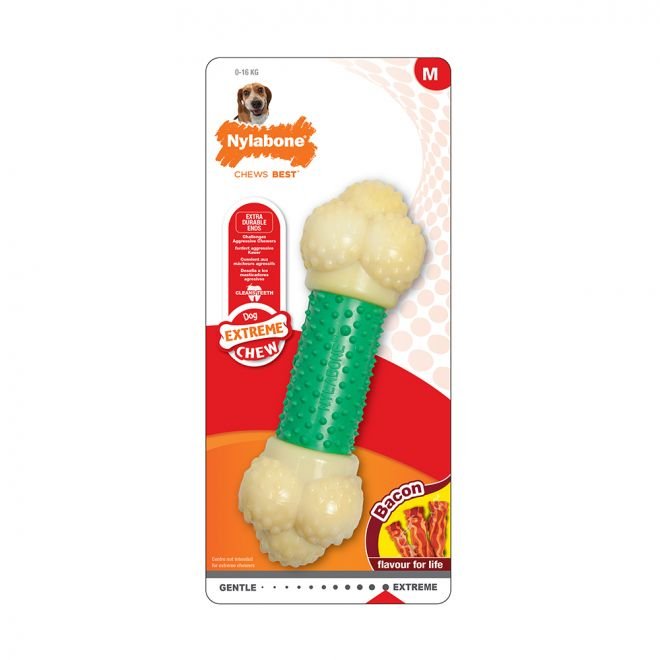 Nylabone Extreme Double Action Bacon