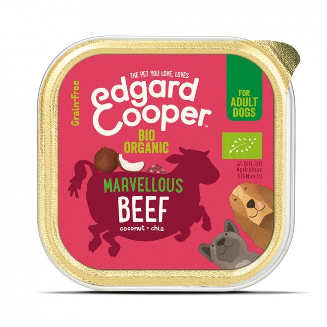Edgard & Cooper Dog Organic nauta 150 g