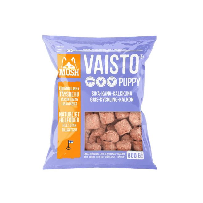 MUSH Vaisto® puppy sika-kalkkuna-kana