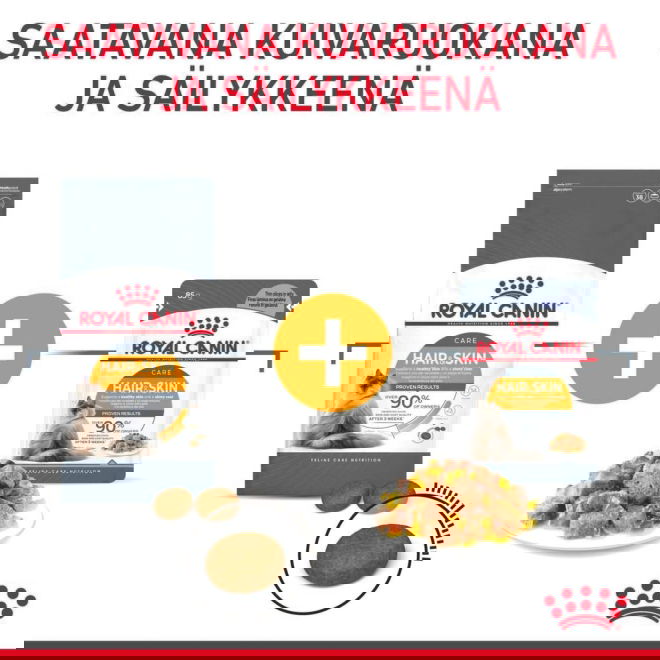 Royal Canin Hair & Skin Care Jelly Adult kissan märkäruoka