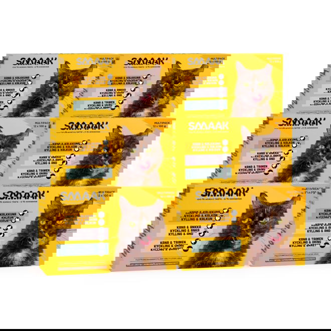 SMAAK megapack kissalle 72x100 g