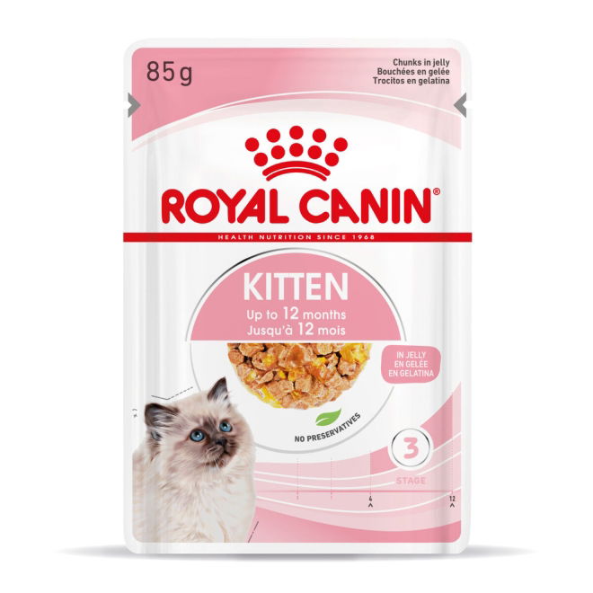 Royal Canin Kitten Jelly kissanpennun märkäruoka 12x85 g